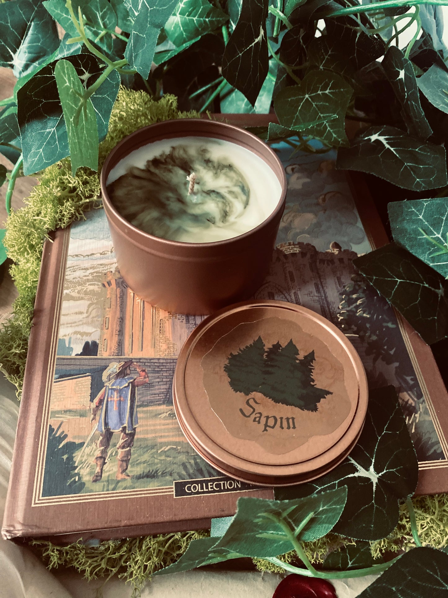 Bougie médiévale parfum Sapin