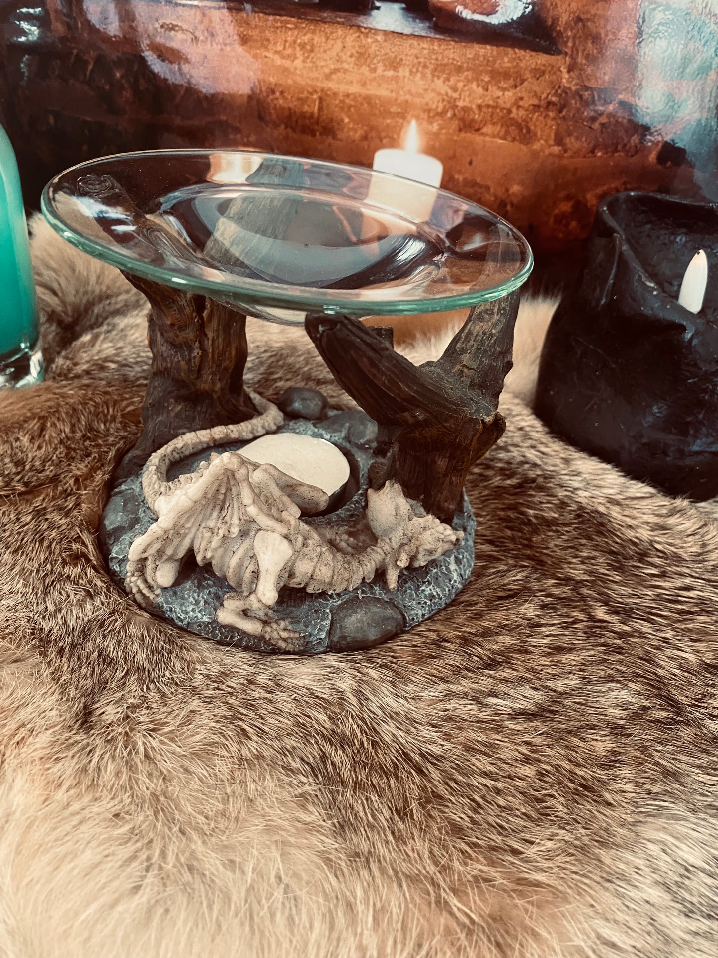 Brûleur squelette de dragon