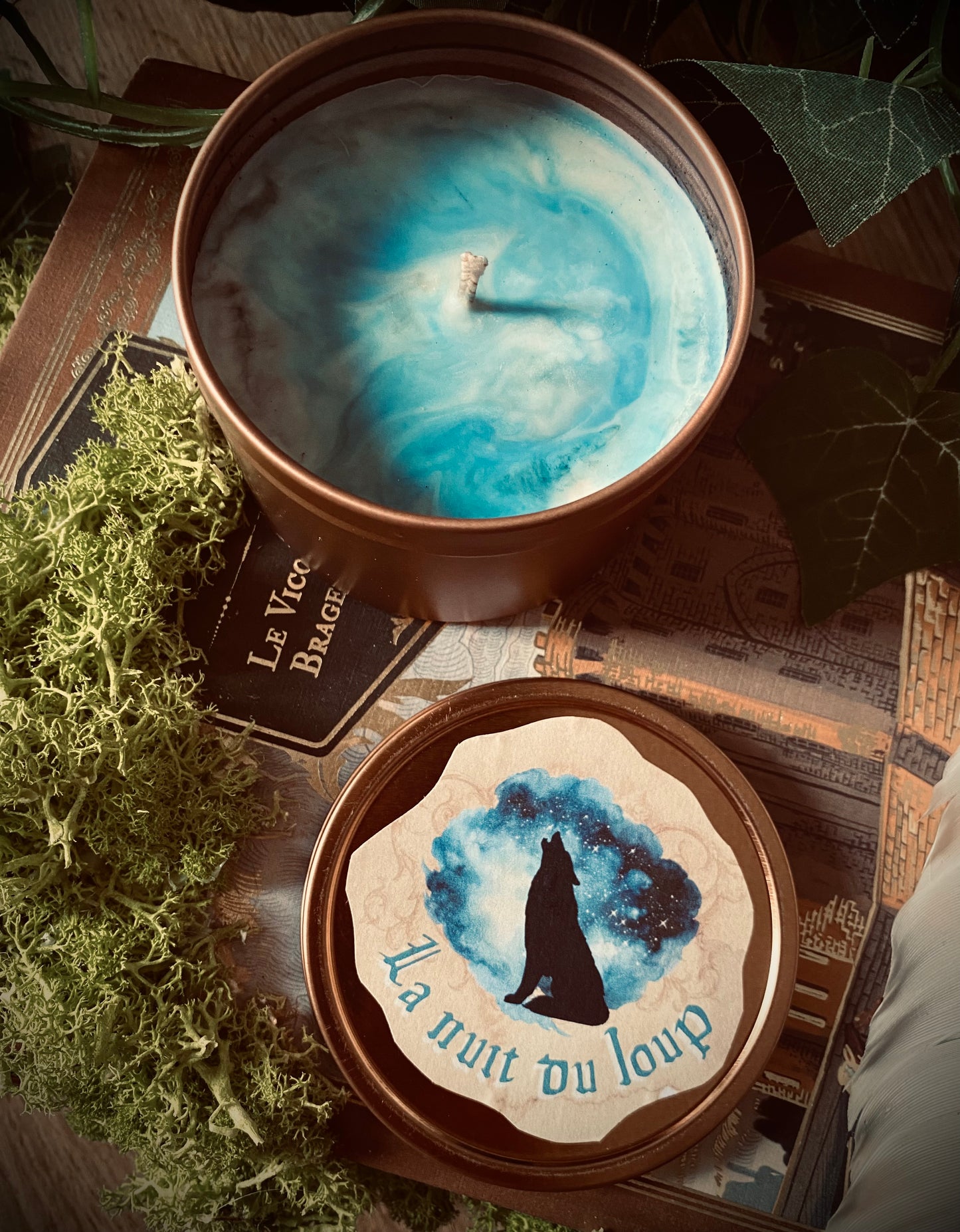 Bougie médiévale La nuit du Loup