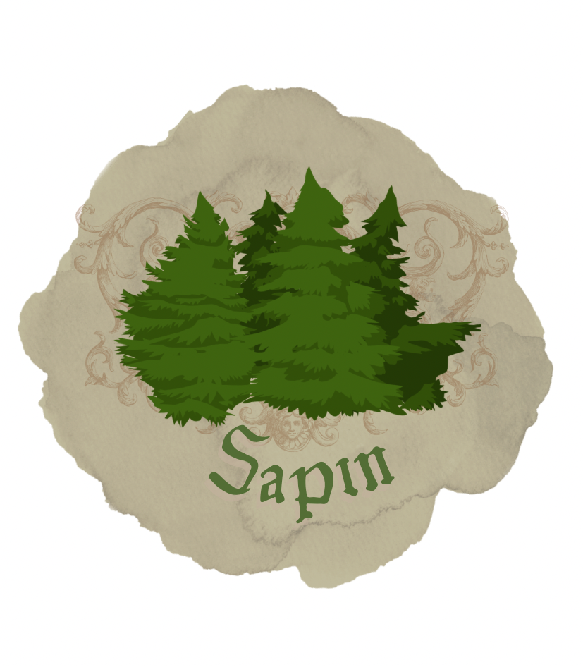Bougie médiévale parfum Sapin
