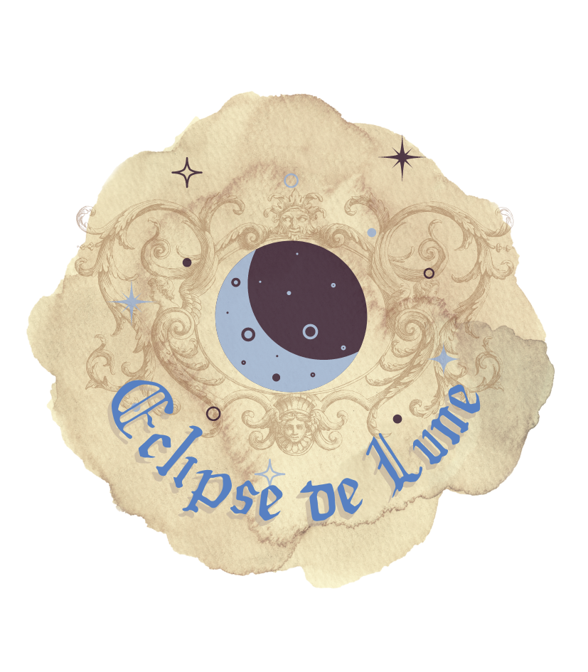 Mini bougie médiévale parfum Éclipse de lune