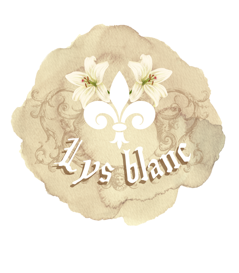 Mini bougie médiévale parfum Lys blanc