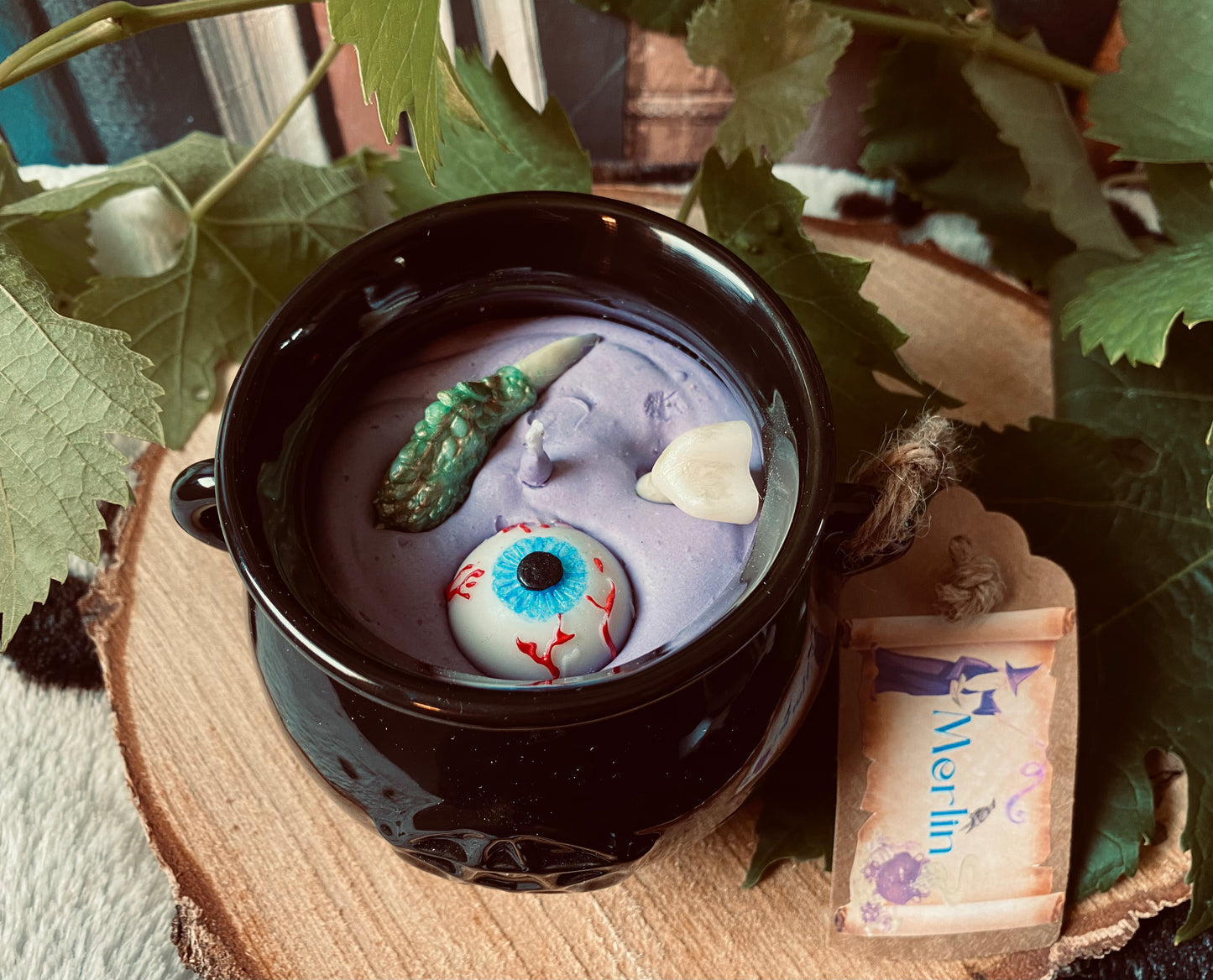 Bougie « légende de Merlin » parfum potion magique