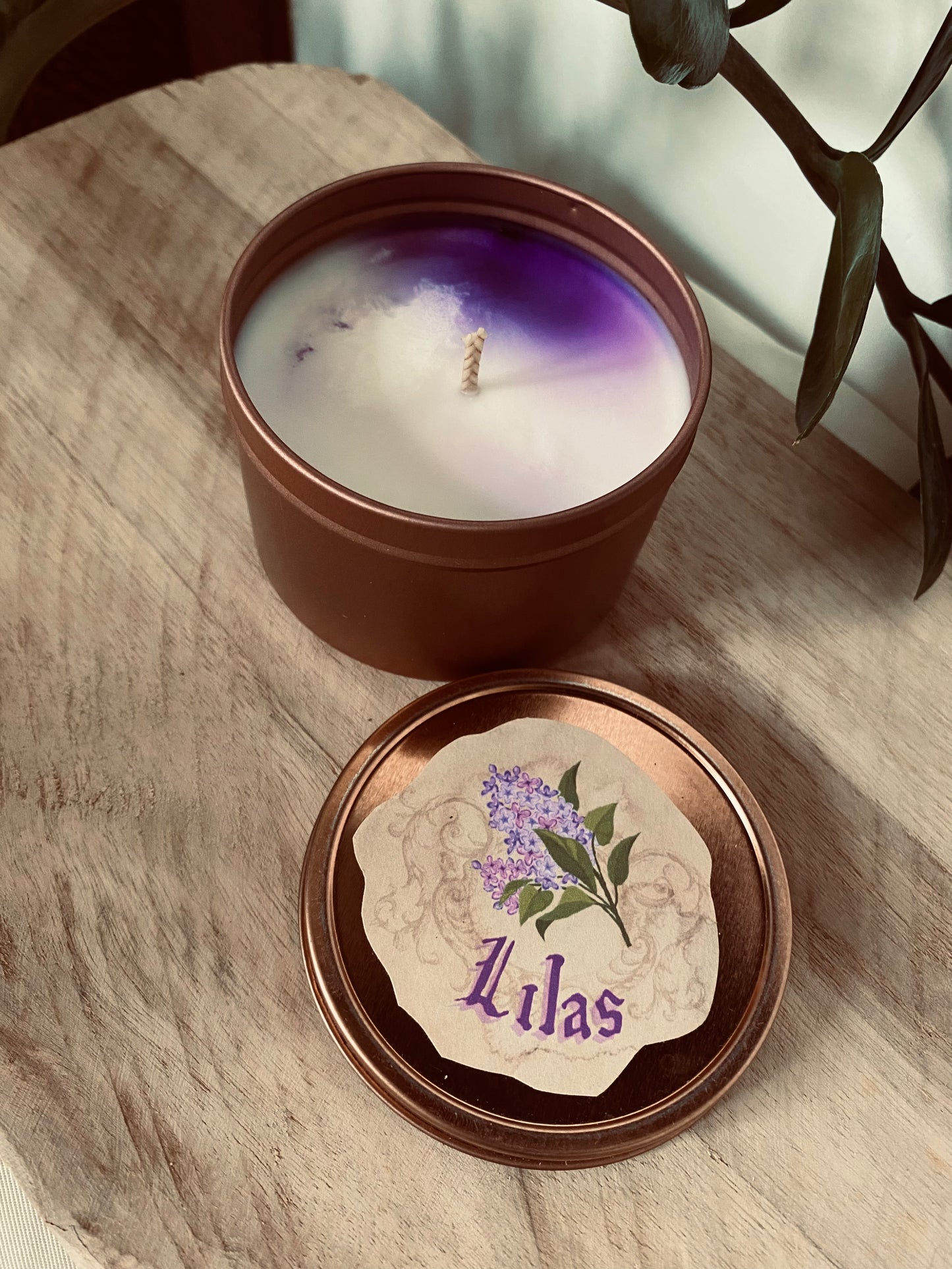 Bougie médiévale parfum Lilas
