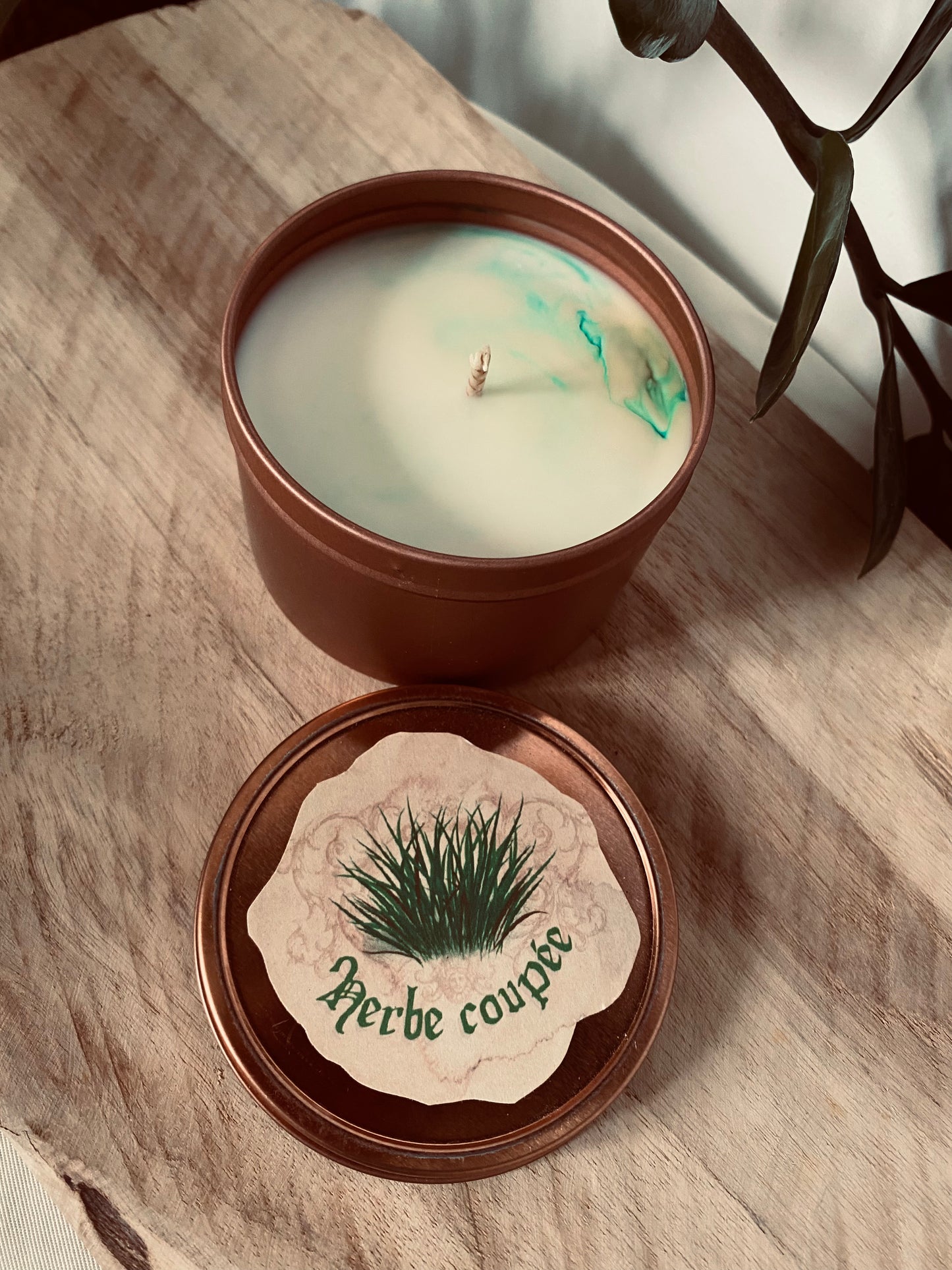 Mini bougie médiévale parfum Herbe coupée