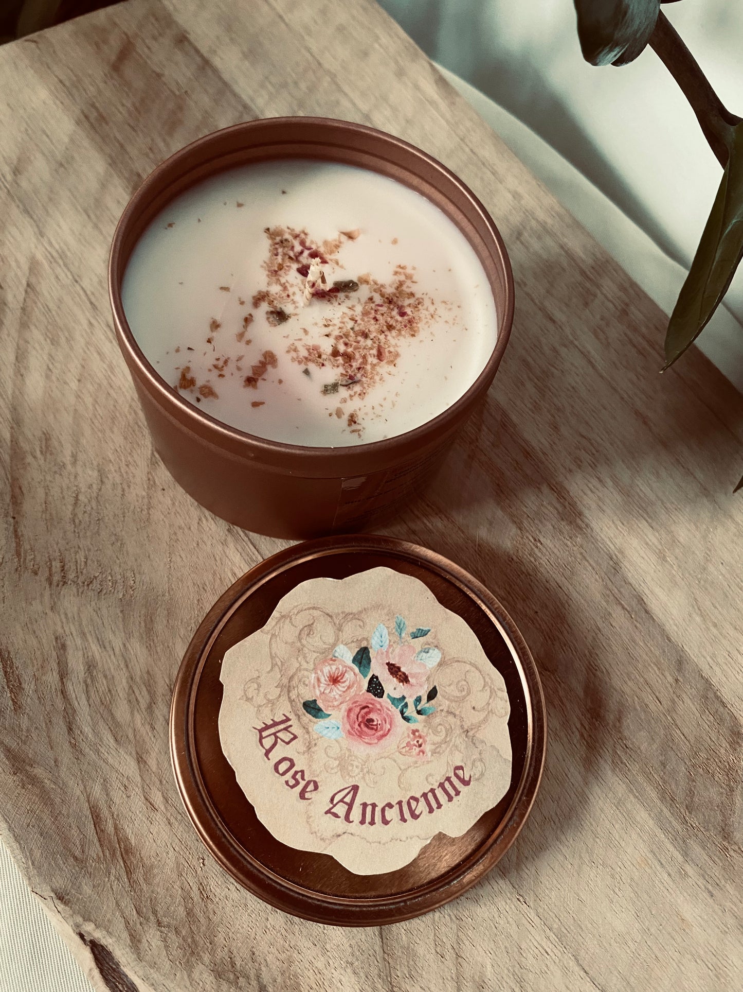 Mini bougie médiévale parfum Rose ancienne