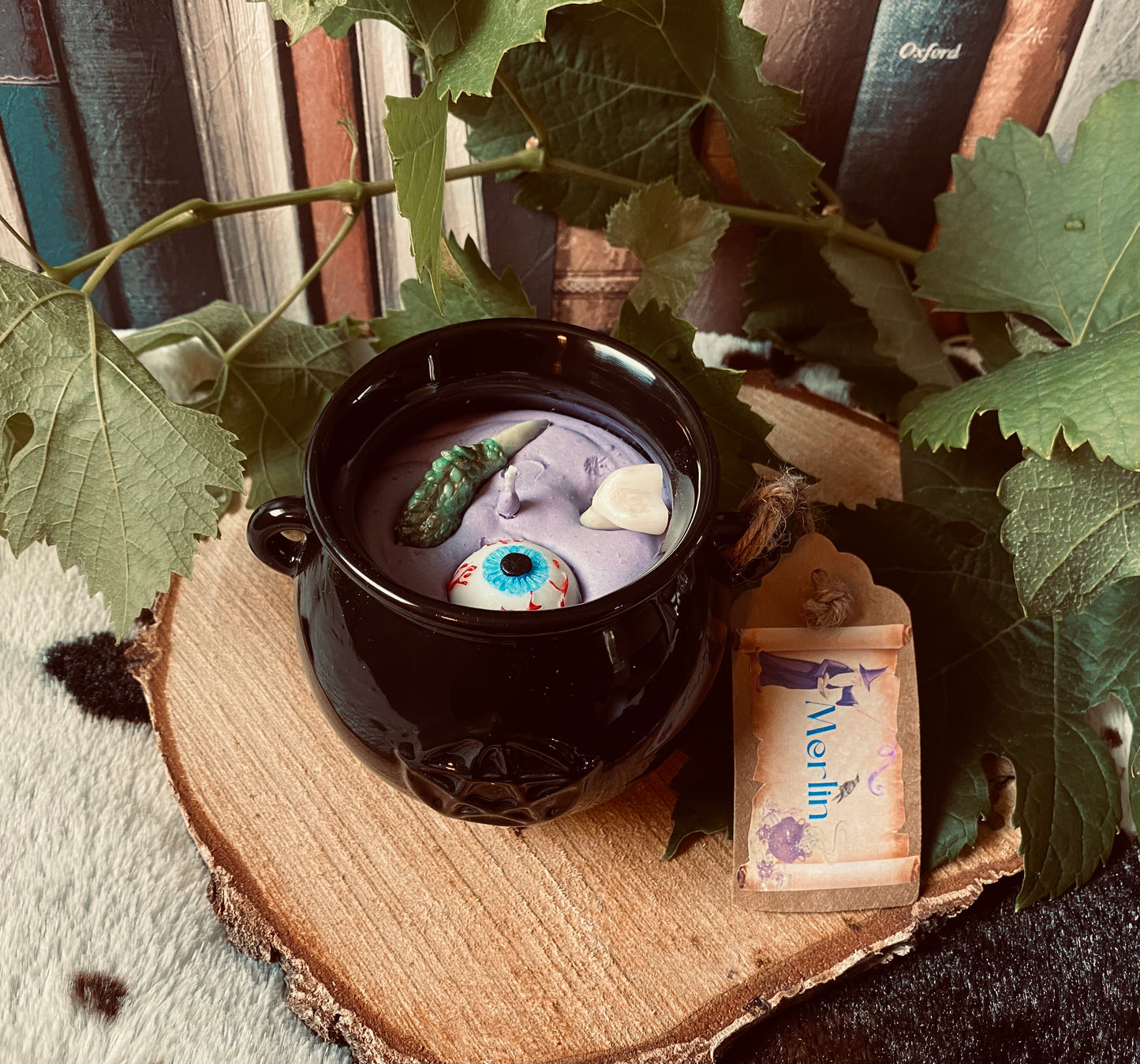 Bougie « légende de Merlin » parfum potion magique