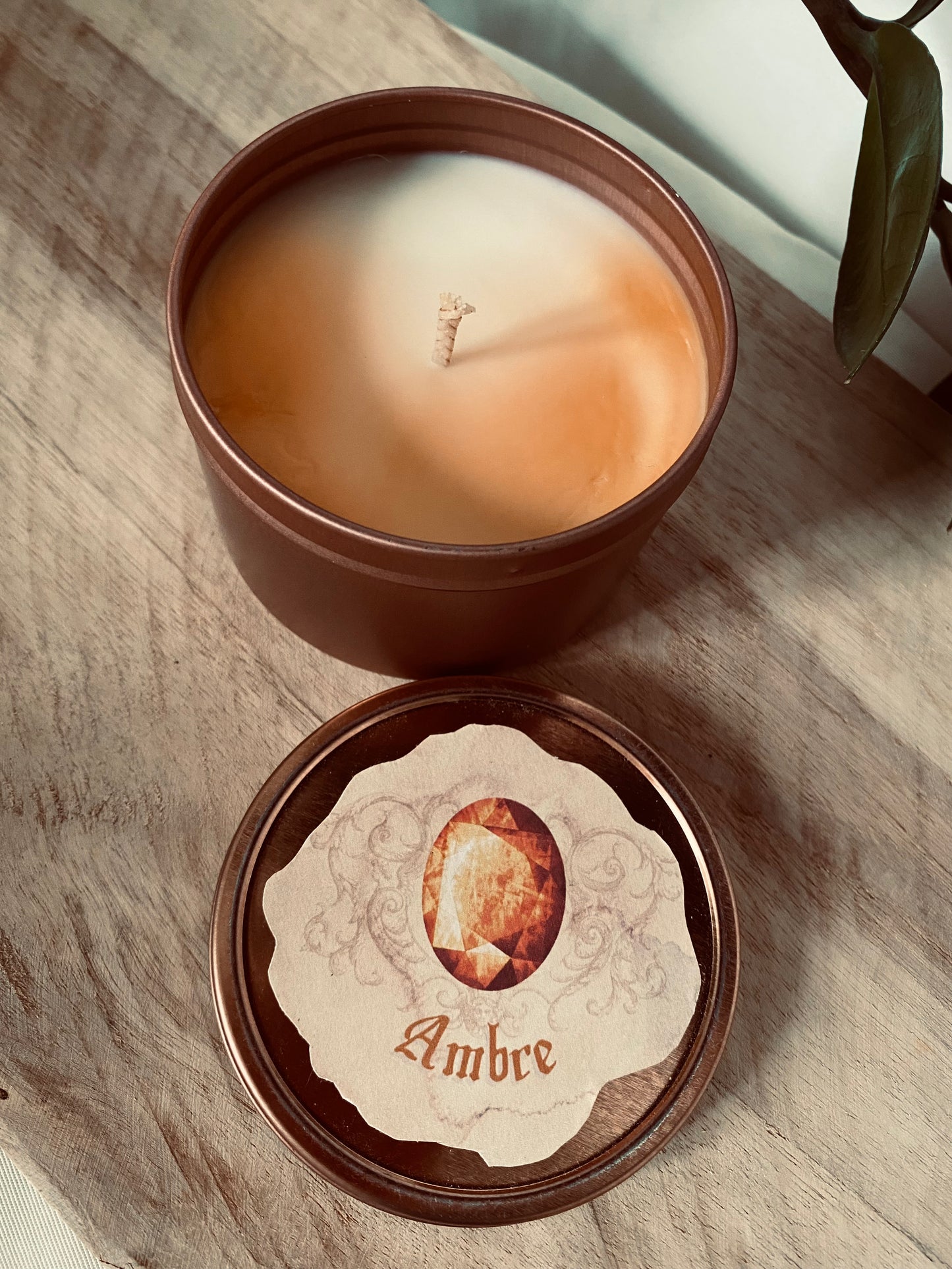 Mini bougie médiévale parfum Ambre