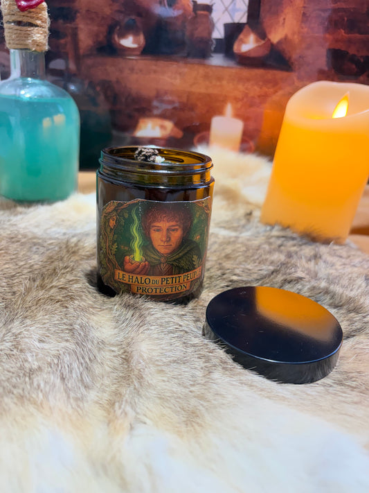 Bougie « Protection » Le Halo du petit peuple