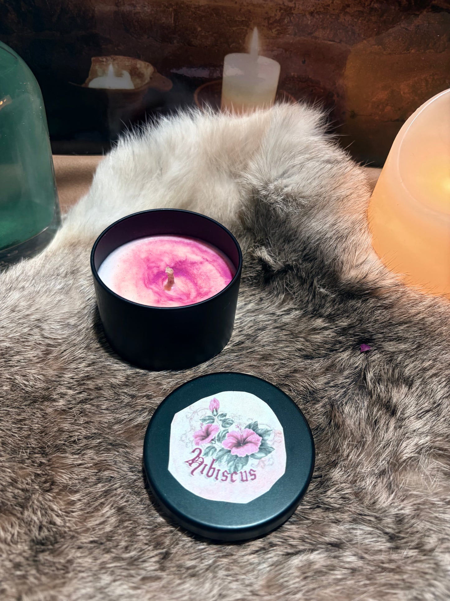 Mini bougie parfum Hibiscus