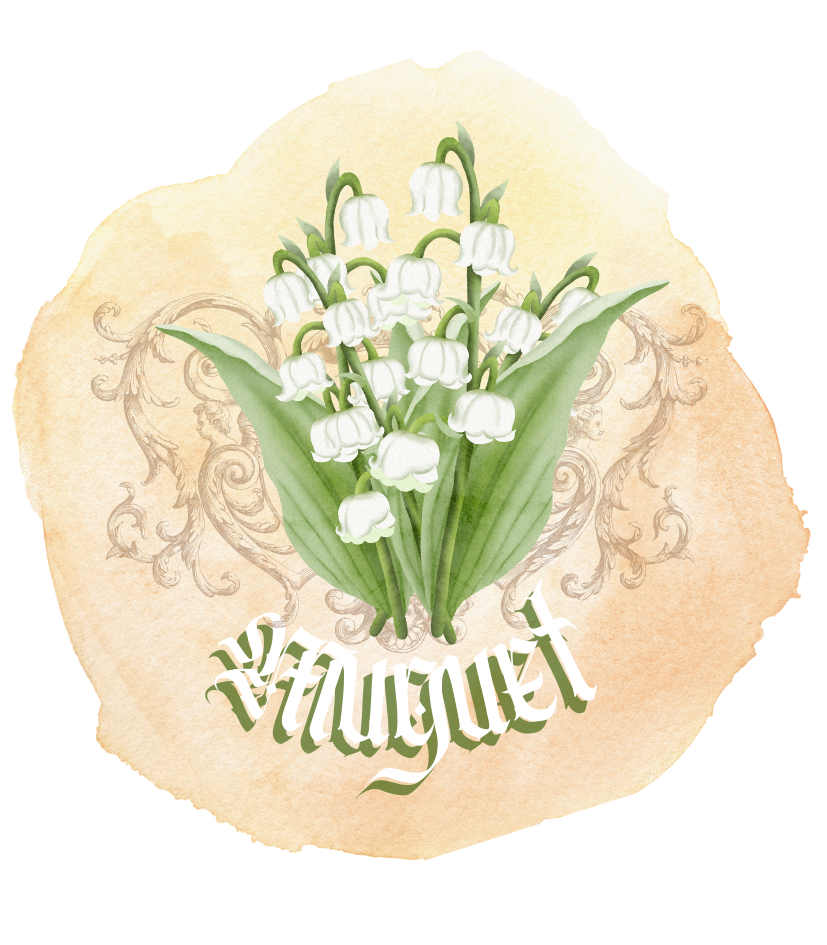 Bougie médiévale parfum Muguet