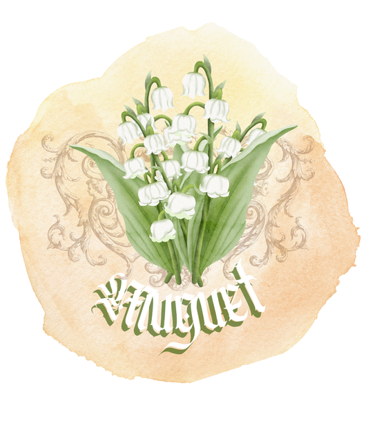 Bougie médiévale parfum Muguet