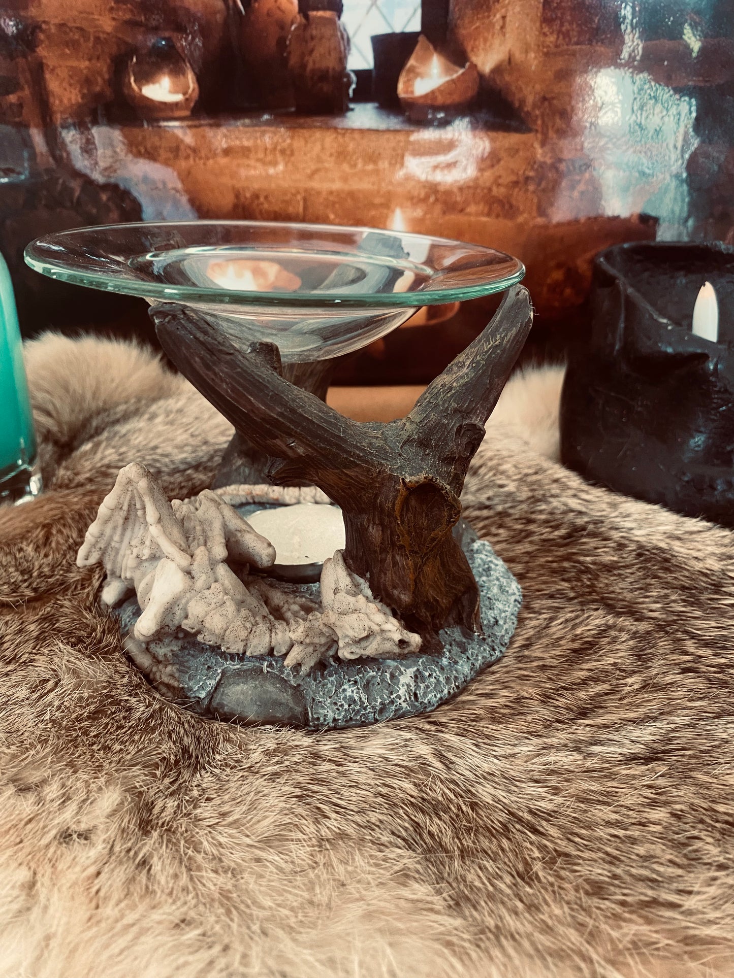 Brûleur squelette de dragon