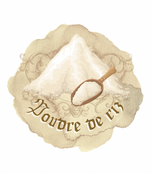 Bougie médiévale parfum poudre de riz