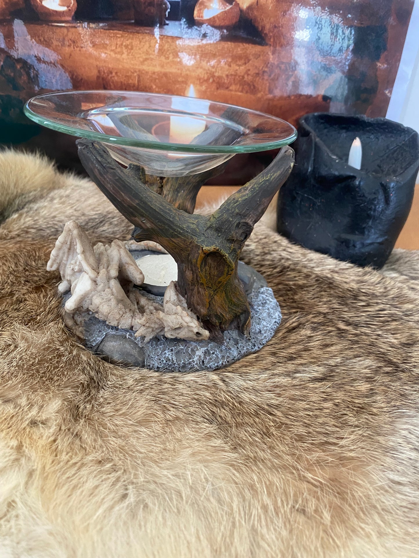 Brûleur squelette de dragon