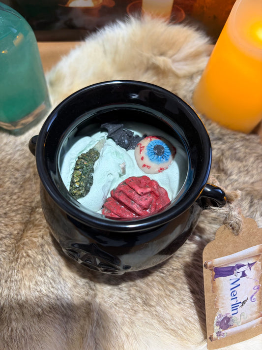 Bougie « légende de Merlin » parfum potion magique