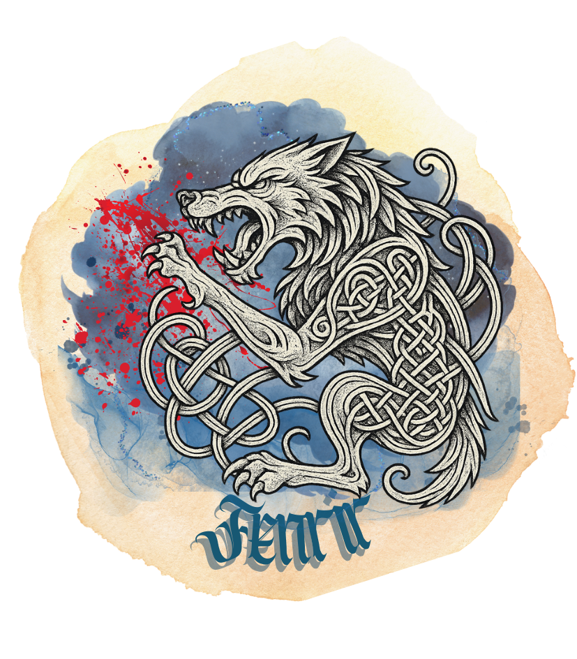 Mini bougie viking FENRIR