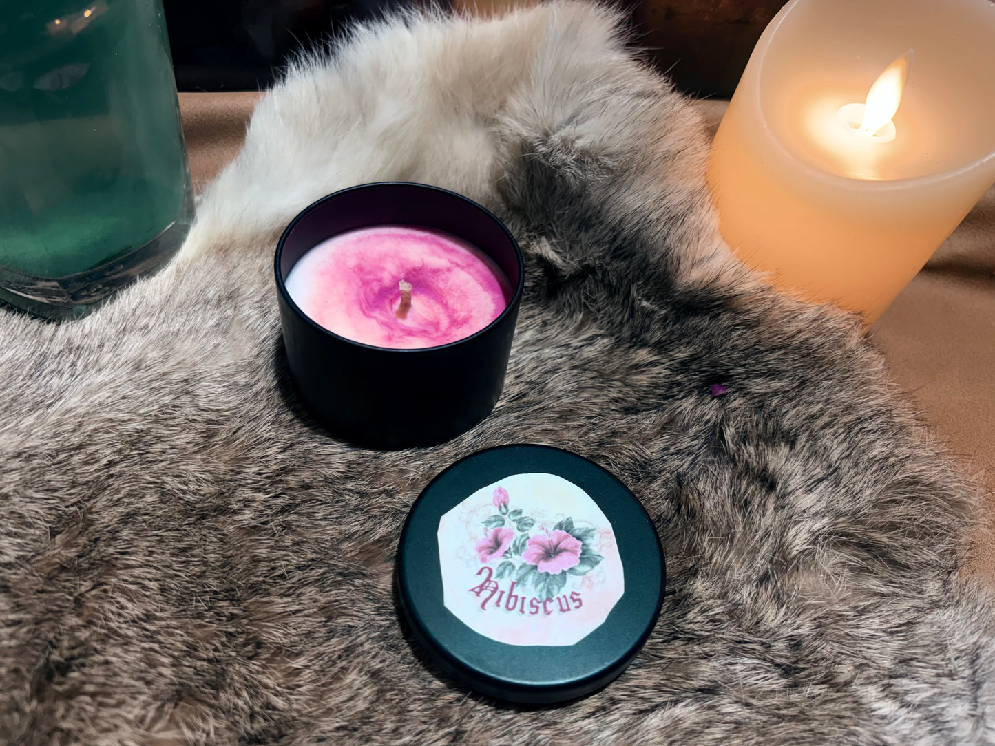 Mini bougie parfum Hibiscus