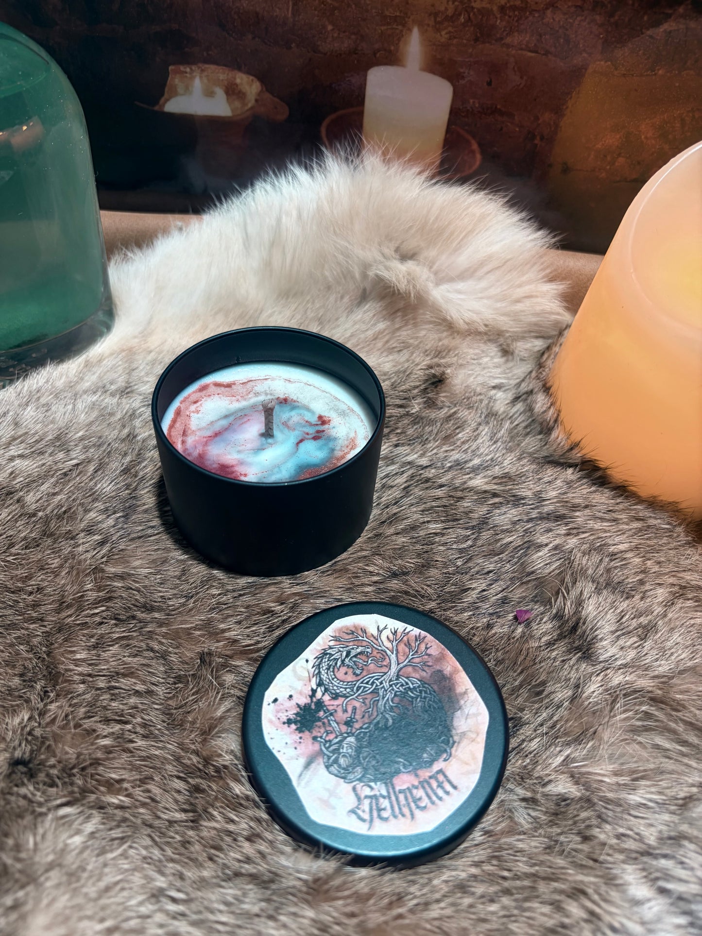 Mini bougie Viking le Helheim