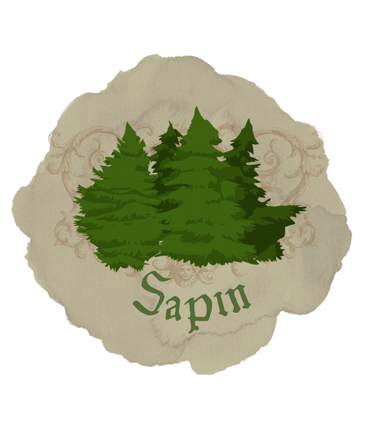 Bougie médiévale parfum Sapin