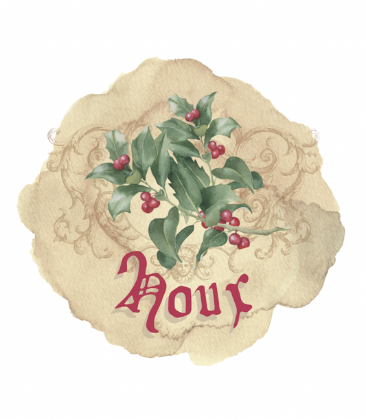 Bougie médiévale parfum Houx