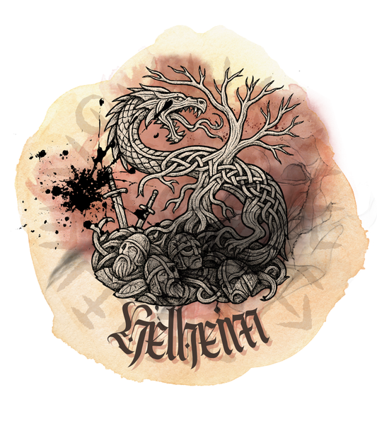 Mini bougie Viking le Helheim