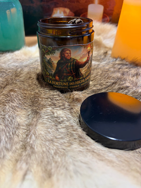 Bougie « CHANCE » La fortune des Highlands
