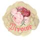 Mini bougie médiévale parfum Pivoine